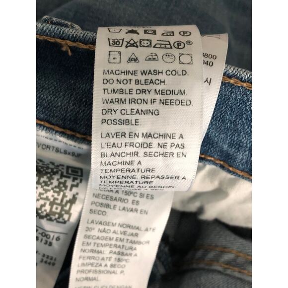 Levi’s 724 High Rise Jeans Women's Size 20W Slim Straight Medium Wash NEW - Picture 8 of 8